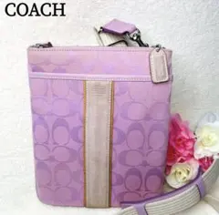 coach コーチ ショルダーバッグ シグネチャー ピンク ヴィンテージ