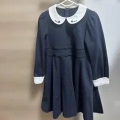 KUMIKYOKU ネイビー フォーマルドレス 110 入学　入園　卒園　美品