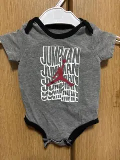 JORDAN グレー ロンパース 6M