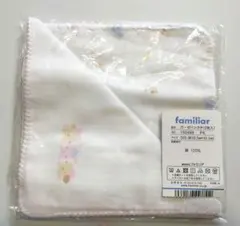 familiar ガーゼハンカチ（2枚入ピンク）