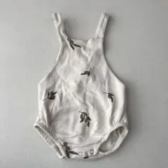organic zooオリーブ柄 ロンパースolive garden 3-6m