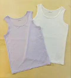 ☆未使用No.534 UNIQLO AIRism アンダーシャツ 130 2枚