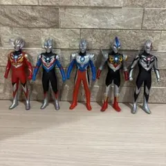［生産終了］ウルトラマンオーブ　5体セット　ウルトラマンソフビ500 廃盤