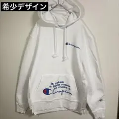 EMODA Champion リバースウィーブ パーカー ホワイト M - メルカリ