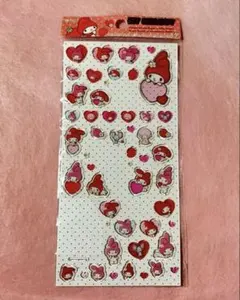 マイメロディ キャラコレ透明ぷくぷくシール