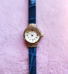 Apeade アナログ腕時計 ネイビー