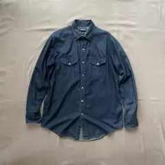 LANDS' END 90s Denim Western Shirts