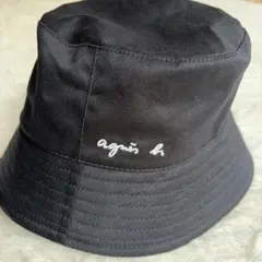 agnès b. 黒 バケットハット