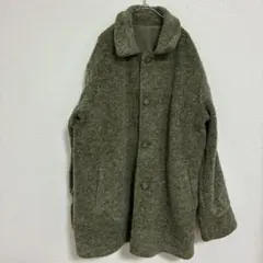 JONES NEW YORK リバーシブル ボアジャケット コート カーキ