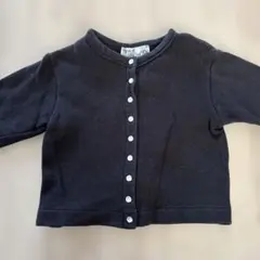 Agnès b. 黒 カーディガン 2 ans