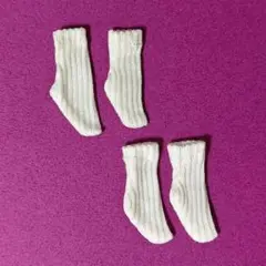 ②オビツ11サイズ ソックス ホワイト 2点セット