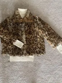 journal standard レオパード柄ラビットファーコート