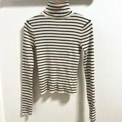 【Re:EDIT】　指穴リブニットタートルネック