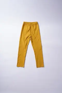 マスタード カジュアルパンツ ゴムウエスト