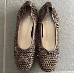 新品　TREDUENOVEメッシュバレエシューズ