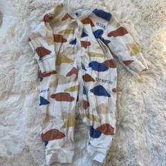 PETIT BATEAU 雲模様ロンパース 6m/67cm