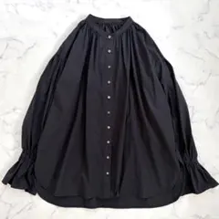 新品未使用☆バンドカラーチュニック ソデタックブラウス - メルカリ