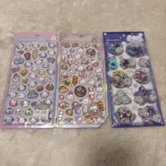 正規品　シマエナガ　ボンボンドロップシール　オリジナル　スパンコール　セット