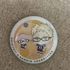 月島蛍 サンリオコラボ 缶バッチ　ハイキュー