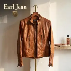 本革レザージャケット レディース S ヴィンテージ Earl Jean 革ジャン