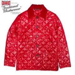 TRADITIONAL WEATHERWEAR レッド キルティングジャケット
