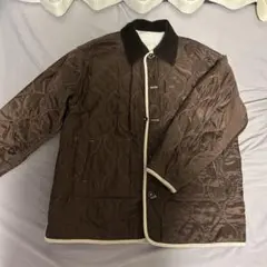 nico and… ニコアンド　キルティングジャケット　リバーシブル　ブラウン