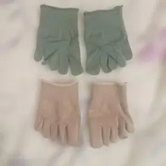 指先ソックス　二足