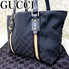 GUCCI GGキャンバス ジョリクール シェリーライン トートバッグ　チャームのサムネイル