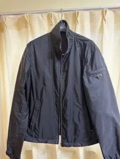 プラダ　ナイロンジャケット　トライアングルプレート 48