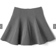 GRL インパン裏地付きフレアミニスカート カーキ[at1747]