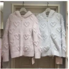 gelato pique ハート模様ルームウェア 水色