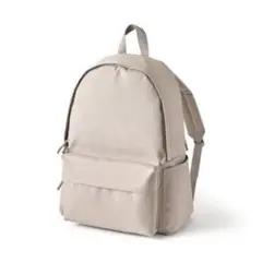 美品！無印良品　肩の負担を軽くする　撥水リュックサックライトベージュ