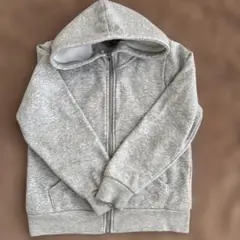 グレー フード付き パーカー　130