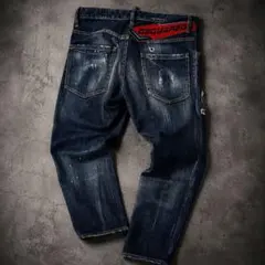 希少】DSQUARED2 ディースクエアード デニム ジーンズ オレンジパッチ 