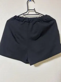 ブラックショートパンツ ウエストゴム