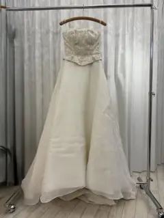 ビスチェウェディングドレス 前撮り