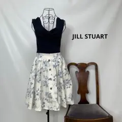 4023【濃紺／花柄切替しMサイズ】JILL STUART ワンピース