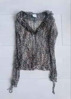 leopard cardiganのサムネイル