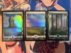 MTG 尖塔の庭 変遷の泉 特別観覧室 foil 土地 3枚セット - メルカリ
