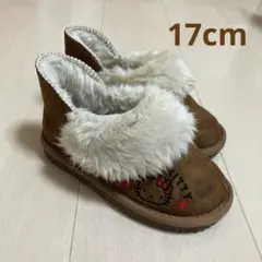 ハローキティ ショートブーツ ブラウン　17cm
