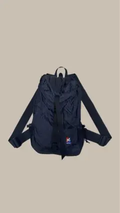 軽量 ブラックバックパック Mロゴ