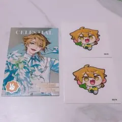 にじさんじ 8周年 8th with cake！ 伏見ガク　カード&ステッカー