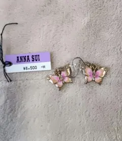 美品 アナスイANNA SUI ピアス バタフライデザイン