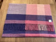 ランバンオンブルー　カシミヤ大半ストール