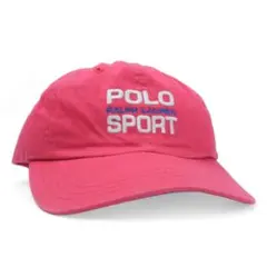 90s Polo Sport ラルフローレン キャップ 赤 ポロスポーツ