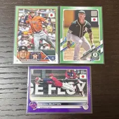 MLB TOPPS JAPAN Edition シリアルカード3枚 まとめ売り