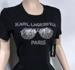 Karl Lagerfeld Tシャツ ワンピース S カール・ラガーフェルド黒のサムネイル
