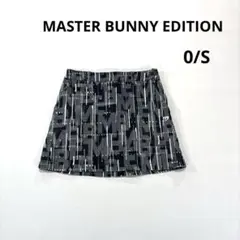 マスターバニーエディション　スカート　裏起毛　総柄　ブラック　グレー　0/S