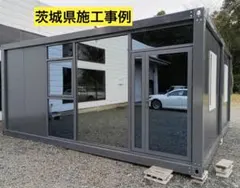 グレーの金属製プレハブ小屋 - メルカリ