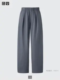 UNIQLO U ライトウェイトスウェットワイドパンツ L 07GRAY